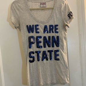VS PINK ‘We Are Penn State’ Blue Sequin Tee